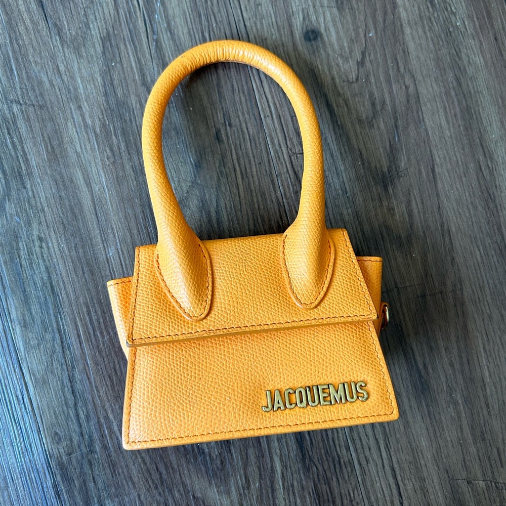 Jacquemus le chiquito orange mini